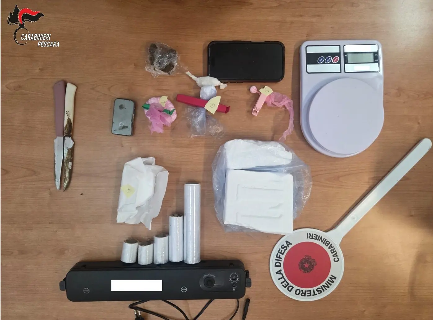 Maxi sequestro di droga a Pescara: arrestato un uomo