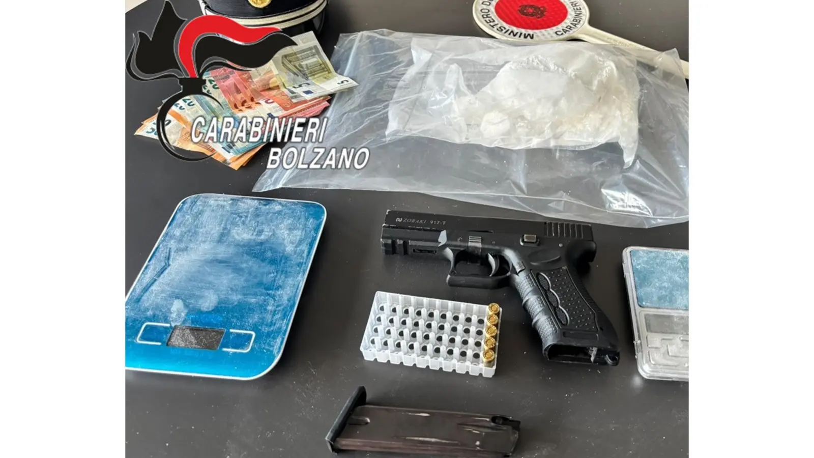 Merano: arrestato 31enne per droga e armi