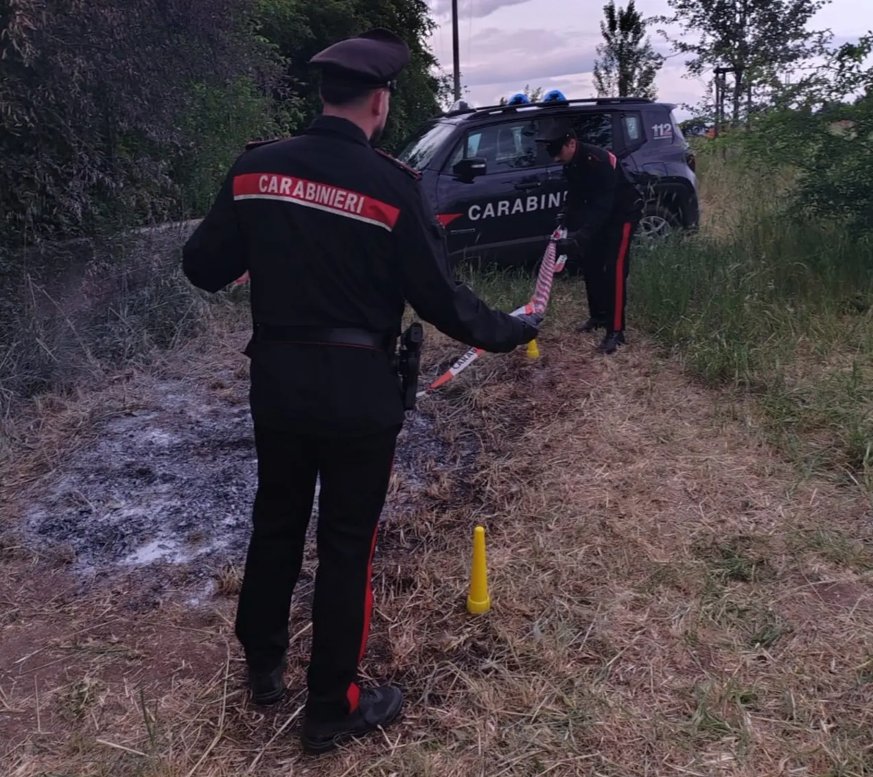 Montelibretti: due arresti per incendio di rame