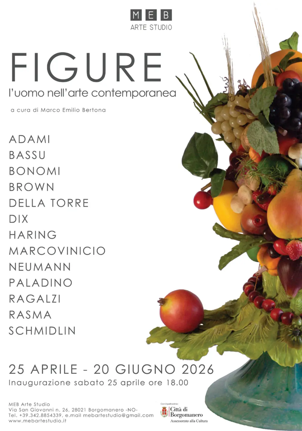 Mostra "Figure": l'uomo nell'arte contemporanea a Borgomanero
