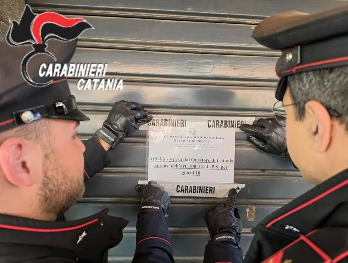 Operazione Carabinieri: arresti e chiusure tra Catania e provincia