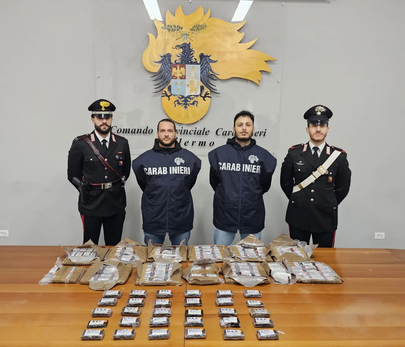 Palermo: Carabinieri smantellano traffico di droga, arresti e sequestri