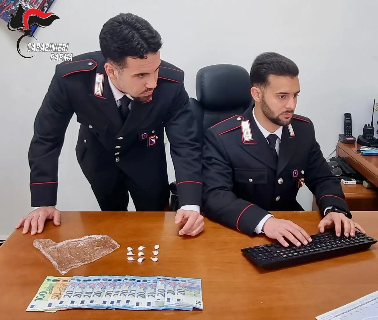 Parma: arresto per spaccio, recuperata cocaina e denaro