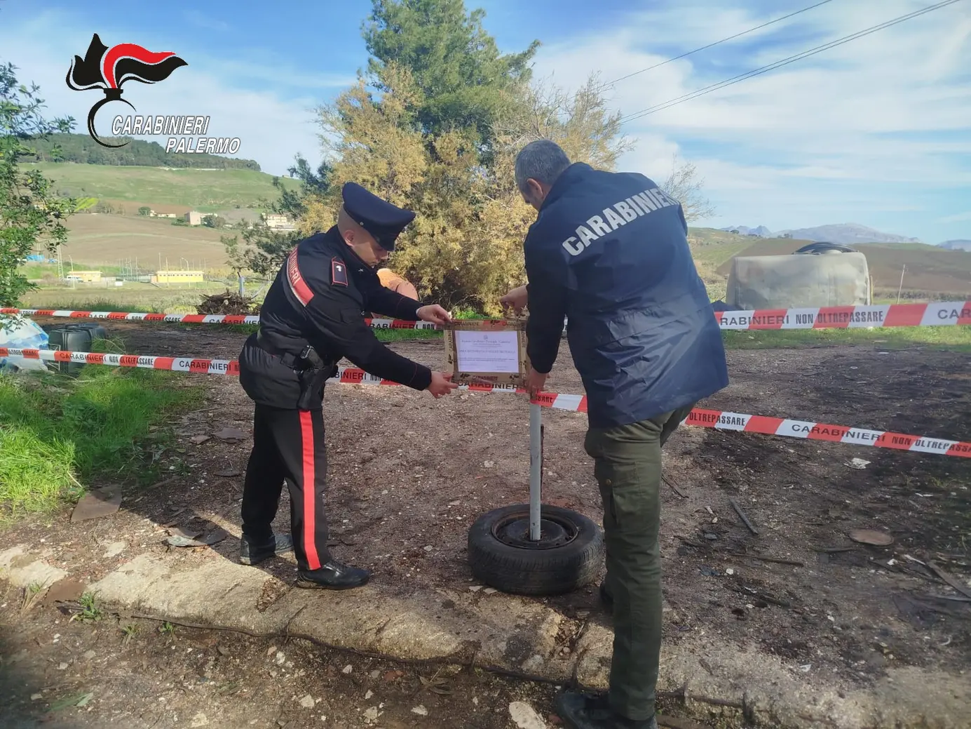 Partinico: officina chiusa per emissioni e rifiuti illegali