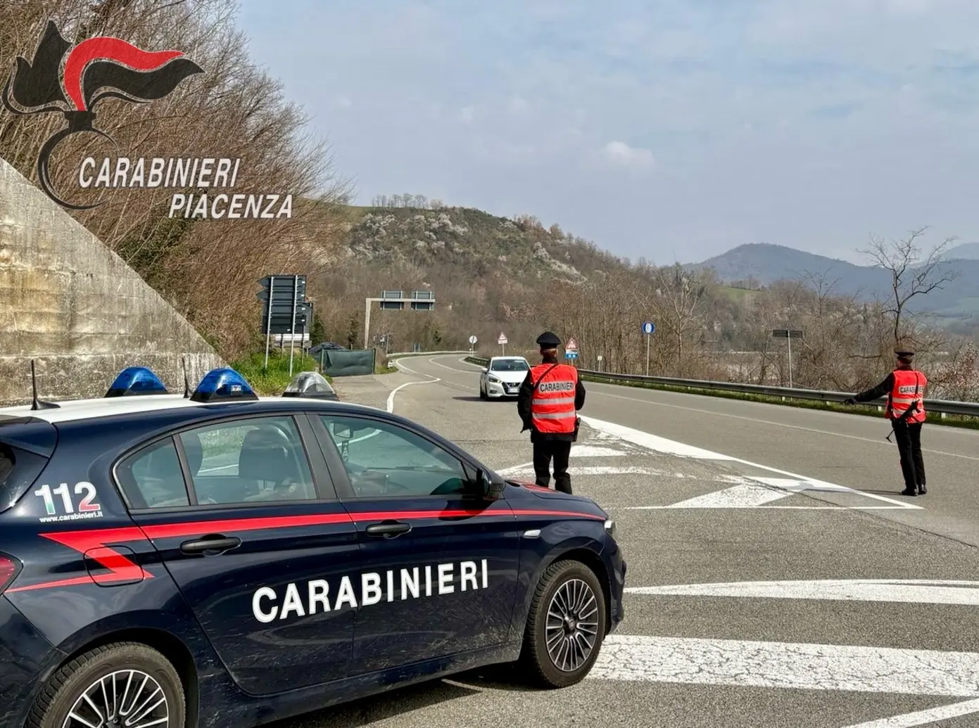 Piacenza: controlli SS45, denuncia e segnalazione
