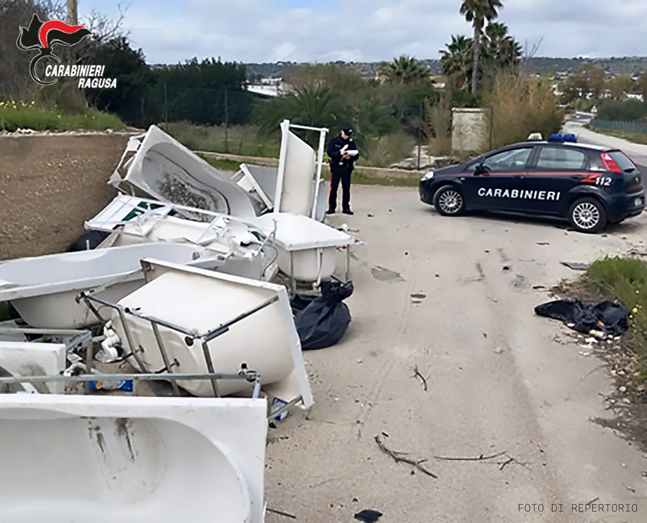 Ragusa: discarica abusiva scoperta e sequestrata