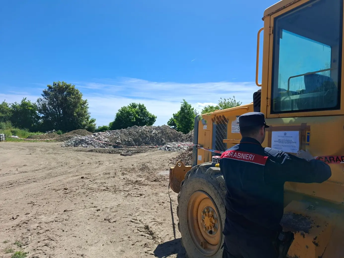 Ravenna: sequestrato cantiere per smaltimento illecito di rifiuti