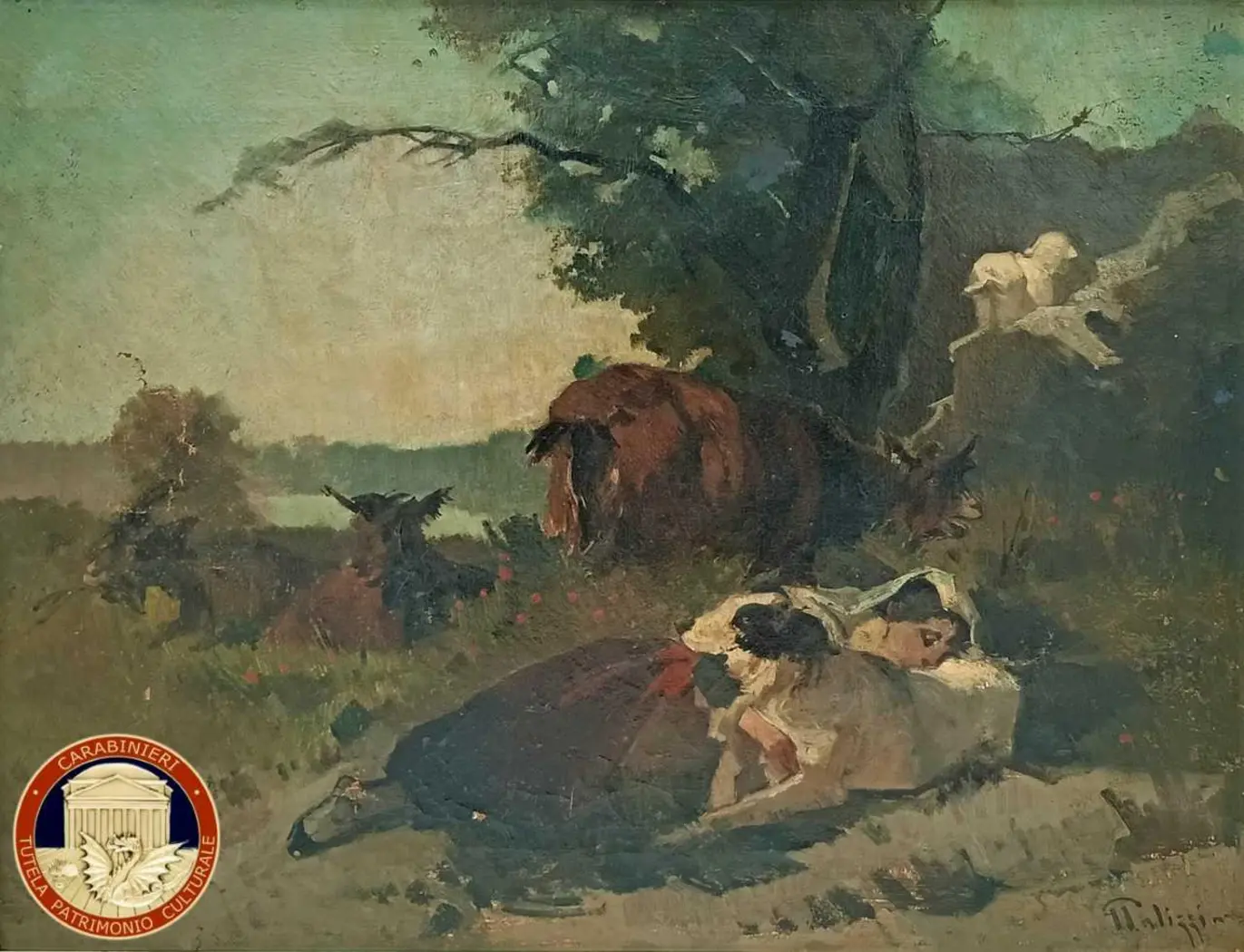 Recuperato dipinto rubato: un'opera d'arte torna a casa