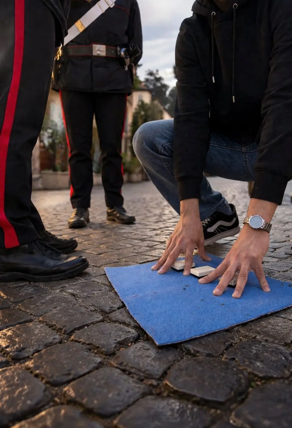 Roma: truffatori del gioco delle tre campanelle di nuovo nei guai