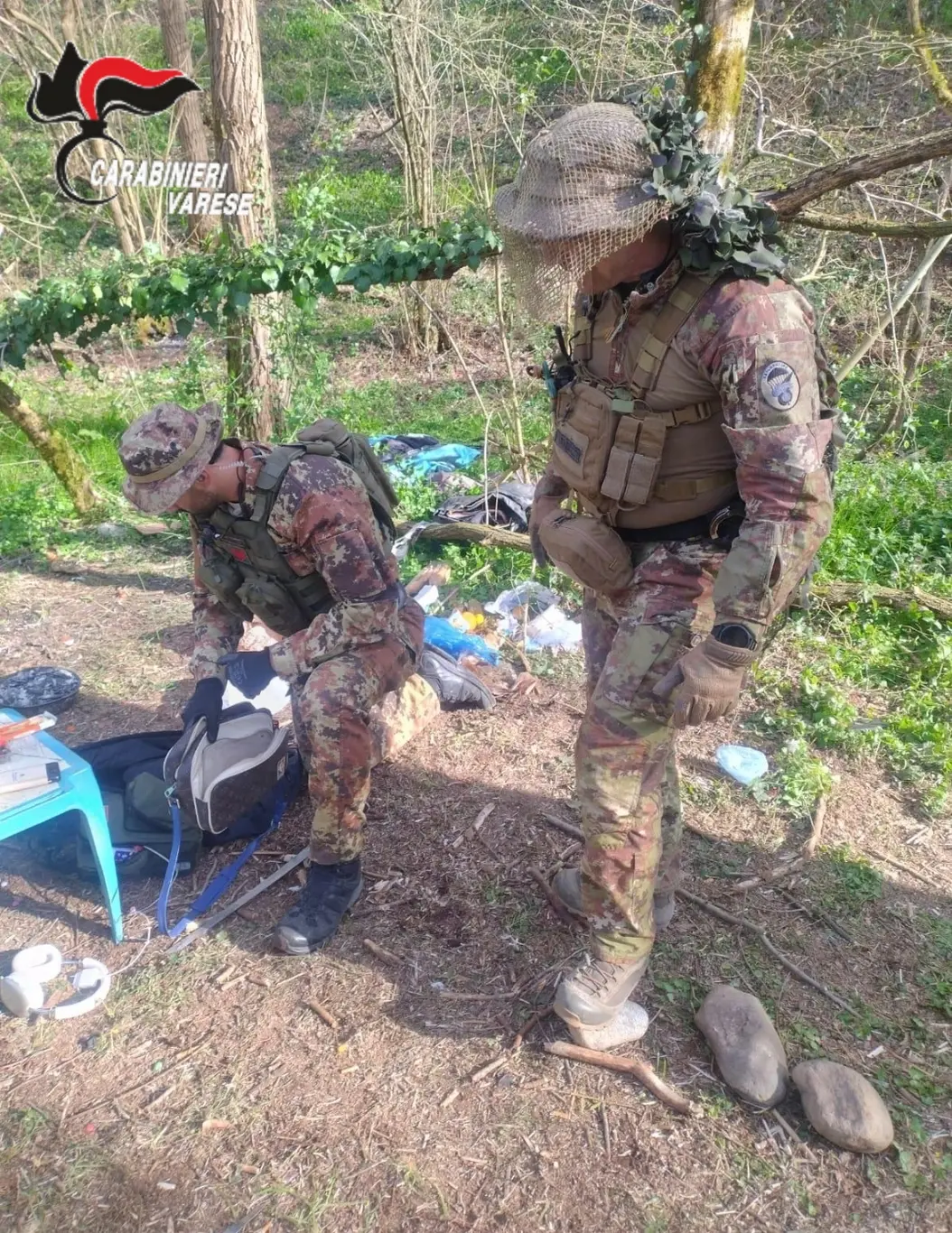 Saronno: due arresti per spaccio nei boschi