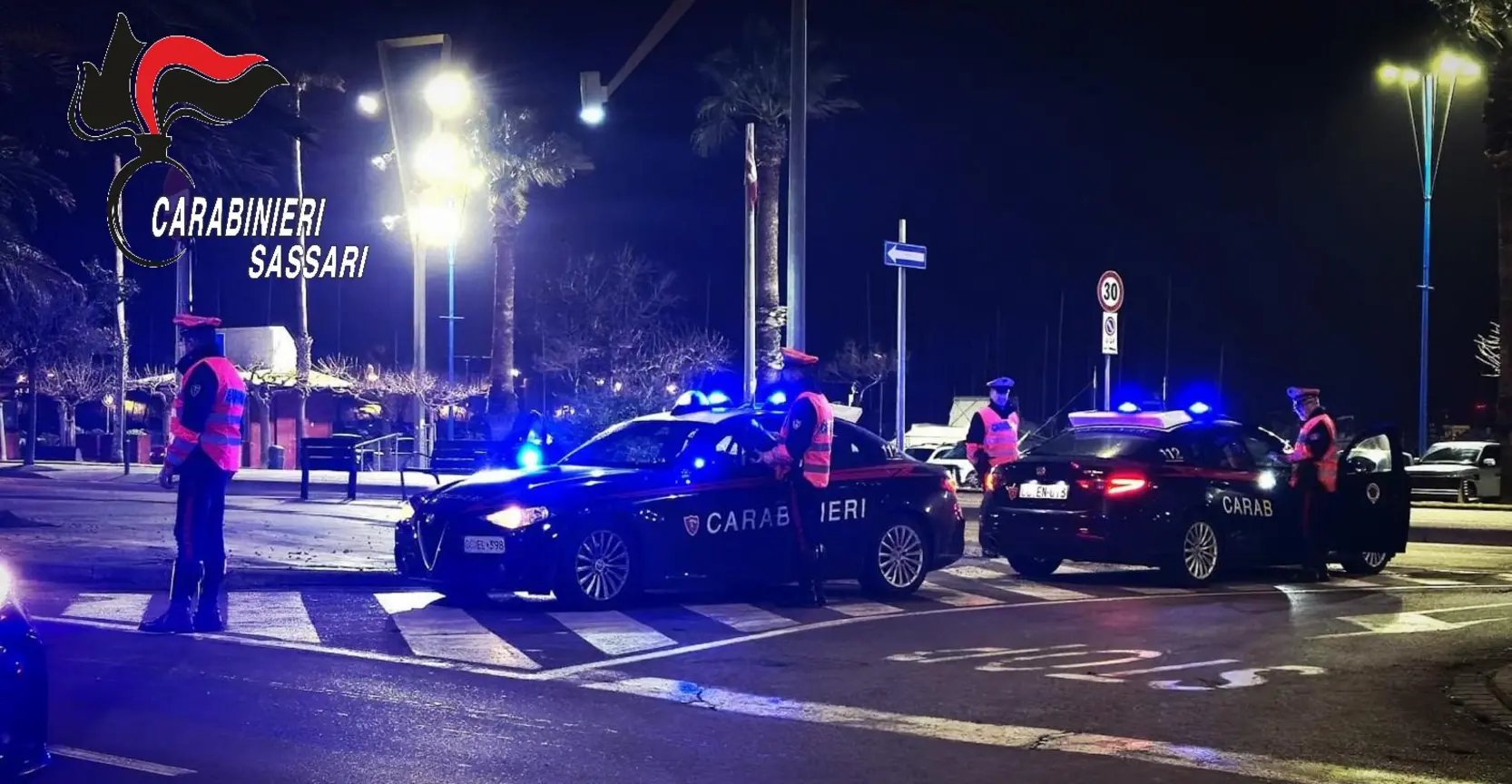 Sassari: Carabinieri intensificano controlli notturni