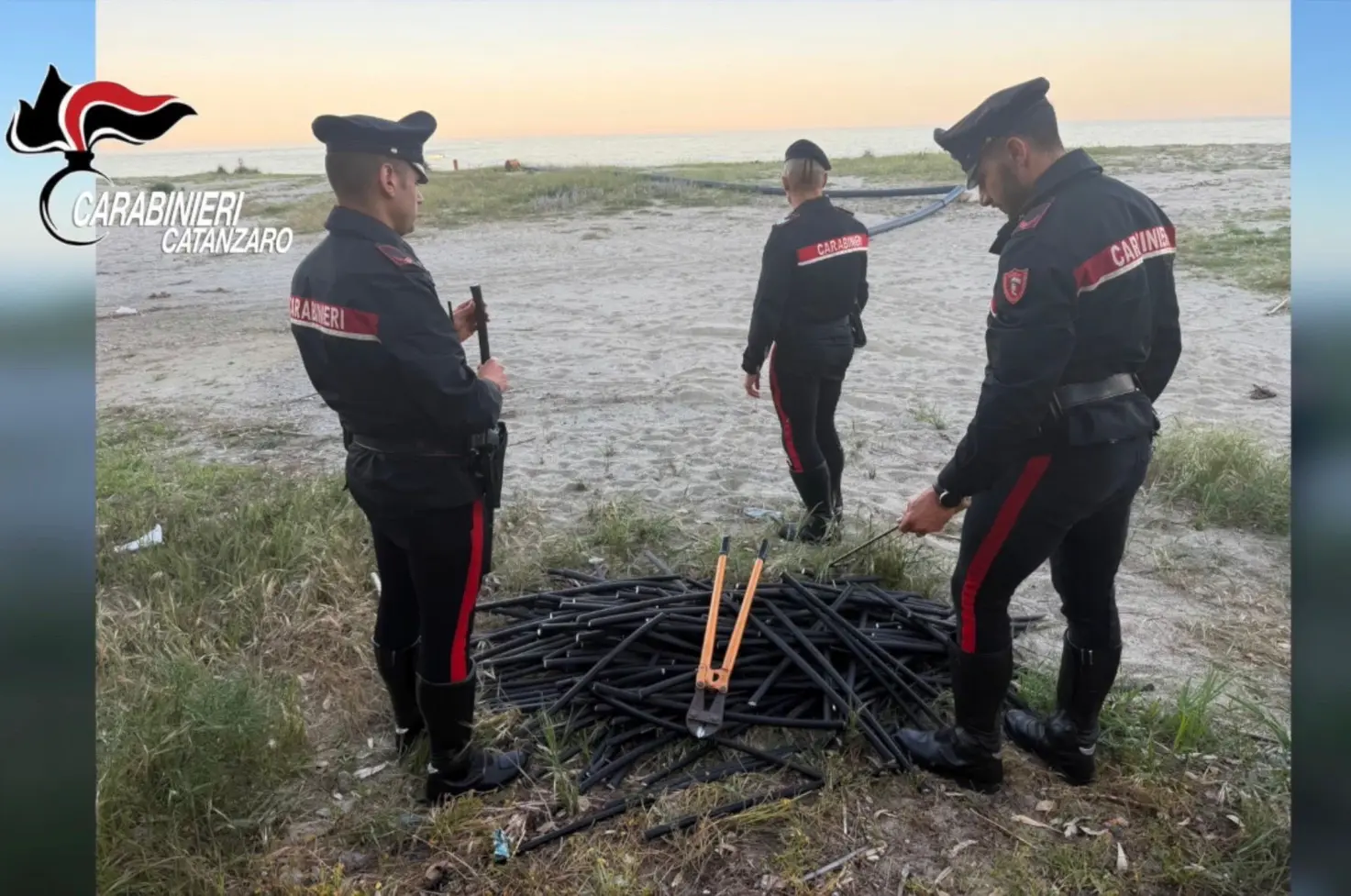 Tentato furto di cavi elettrici sventato a Roccella Jonica