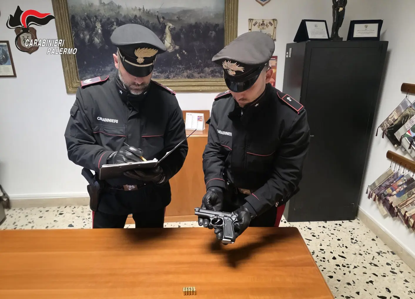 Torretta: 14 colpi esplosi, denunciati due giovani