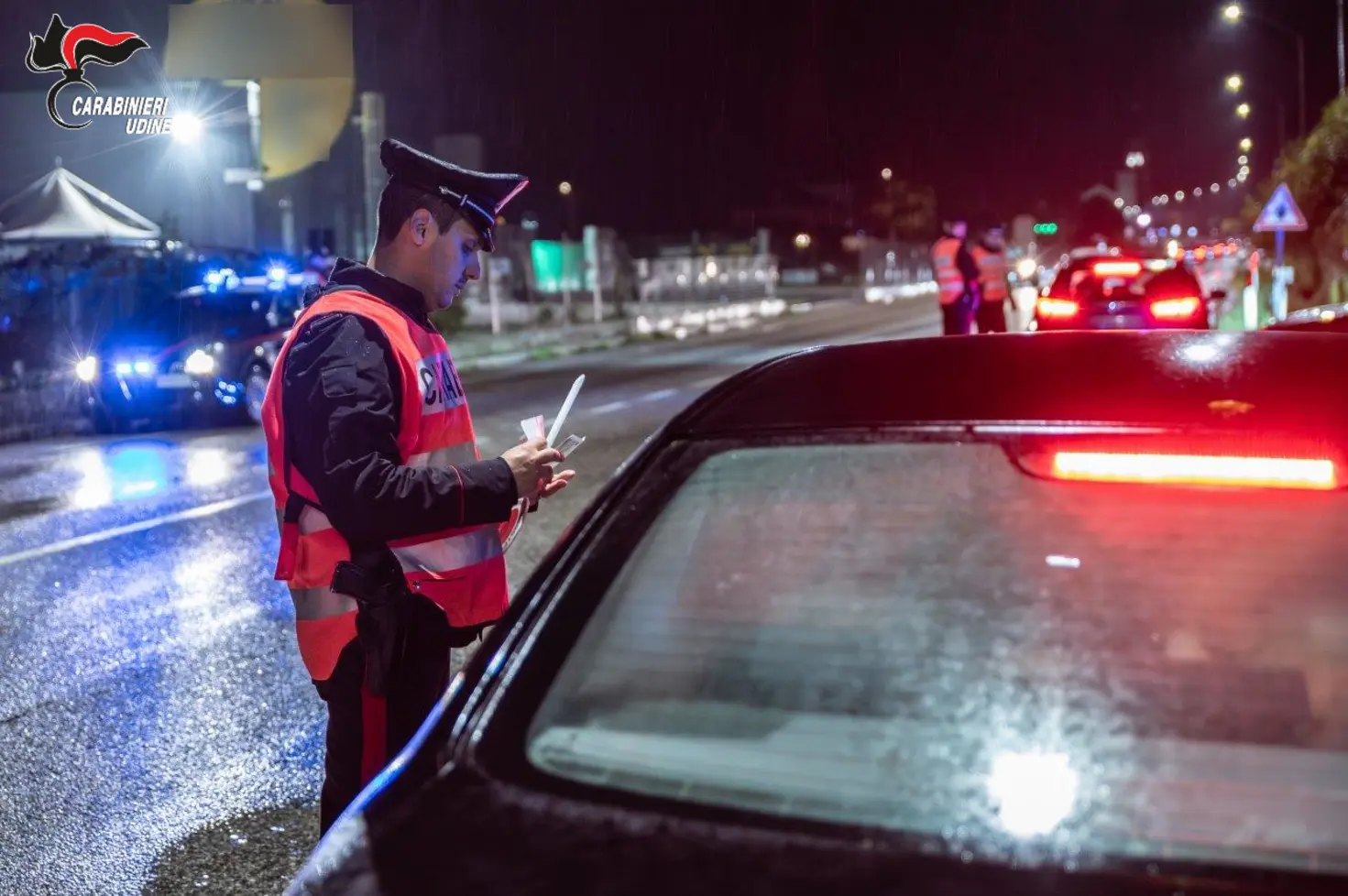 Udine: controlli dei Carabinieri, 4 denunce per guida in stato di ebbrezza