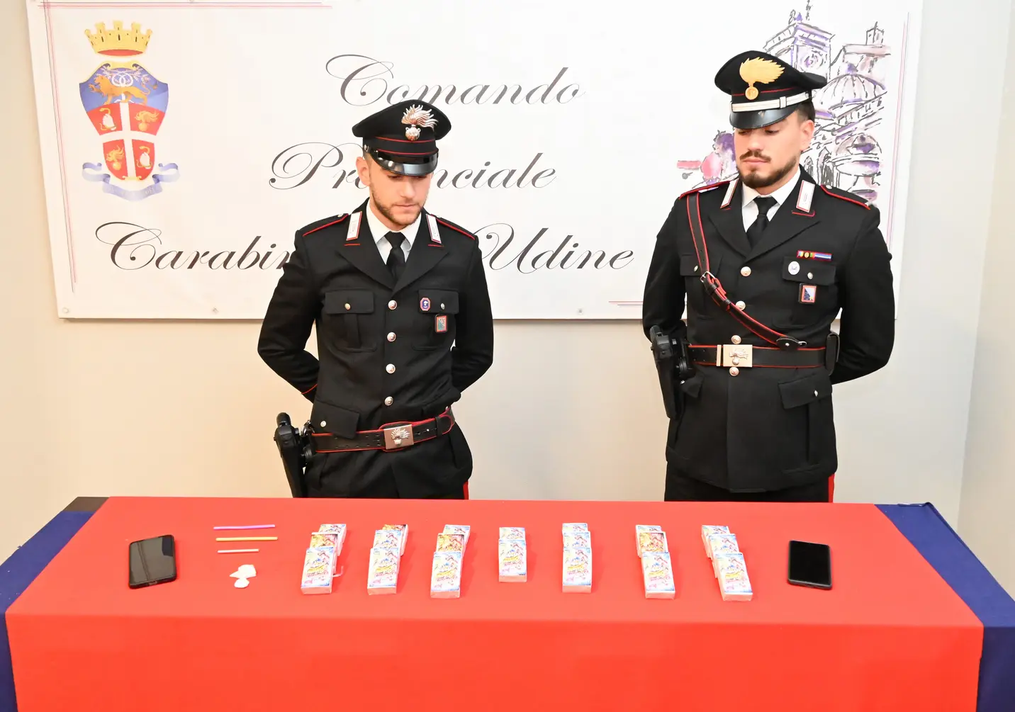 Udine: coppia arrestata con oltre 2 kg di hashish