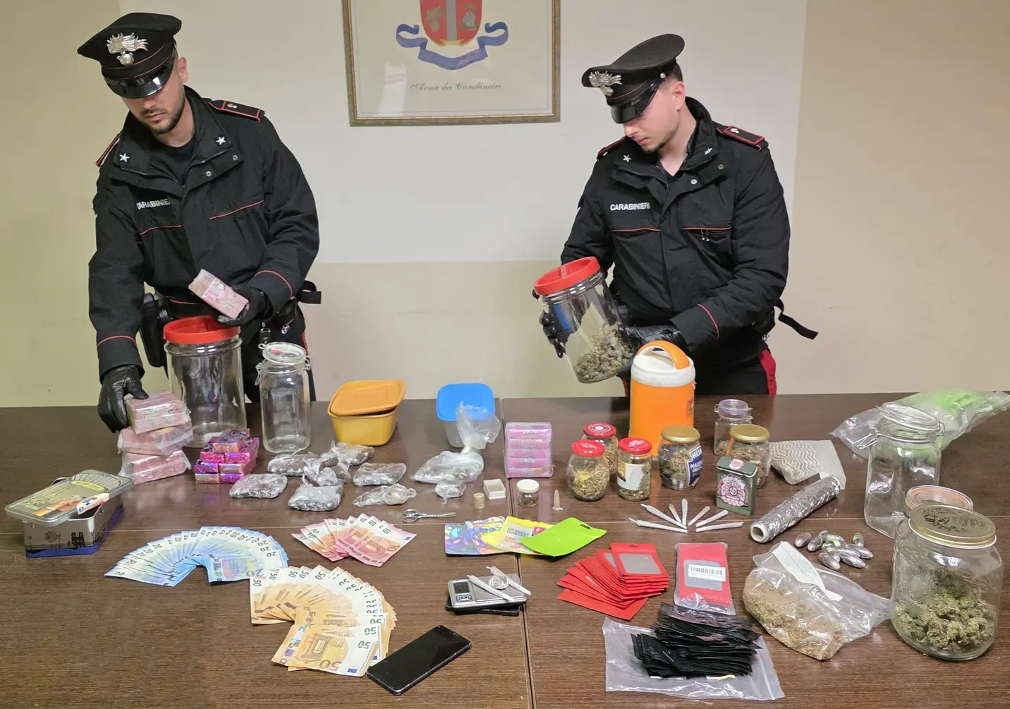 Valmontone: 4 kg di droga sequestrati, 24enne arrestato