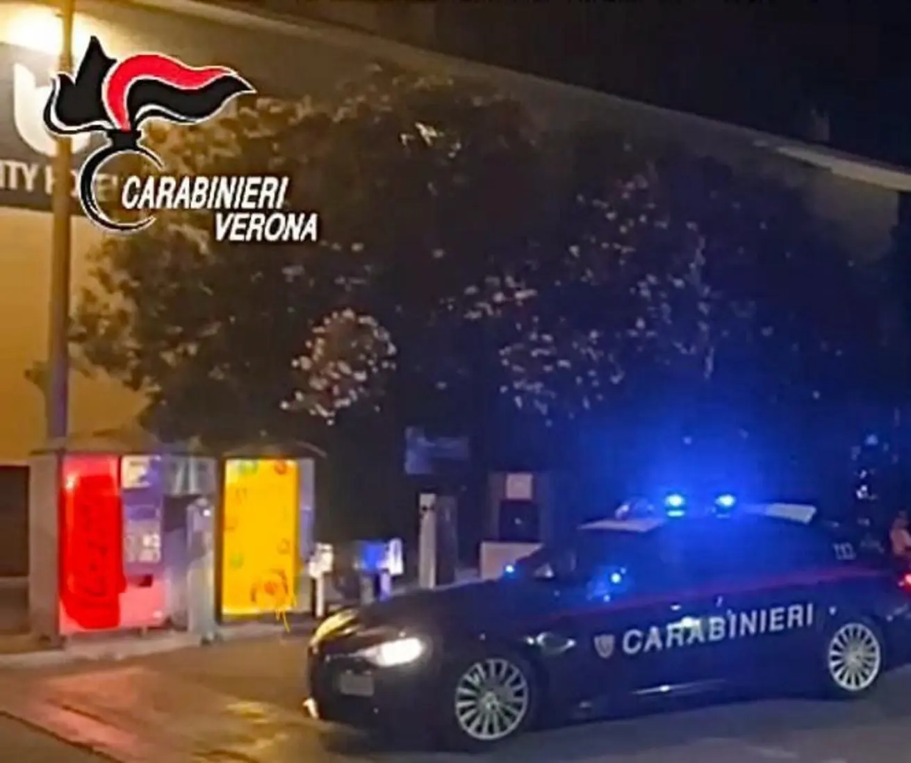 Verona: Carabinieri arrestano ladri di distributori automatici