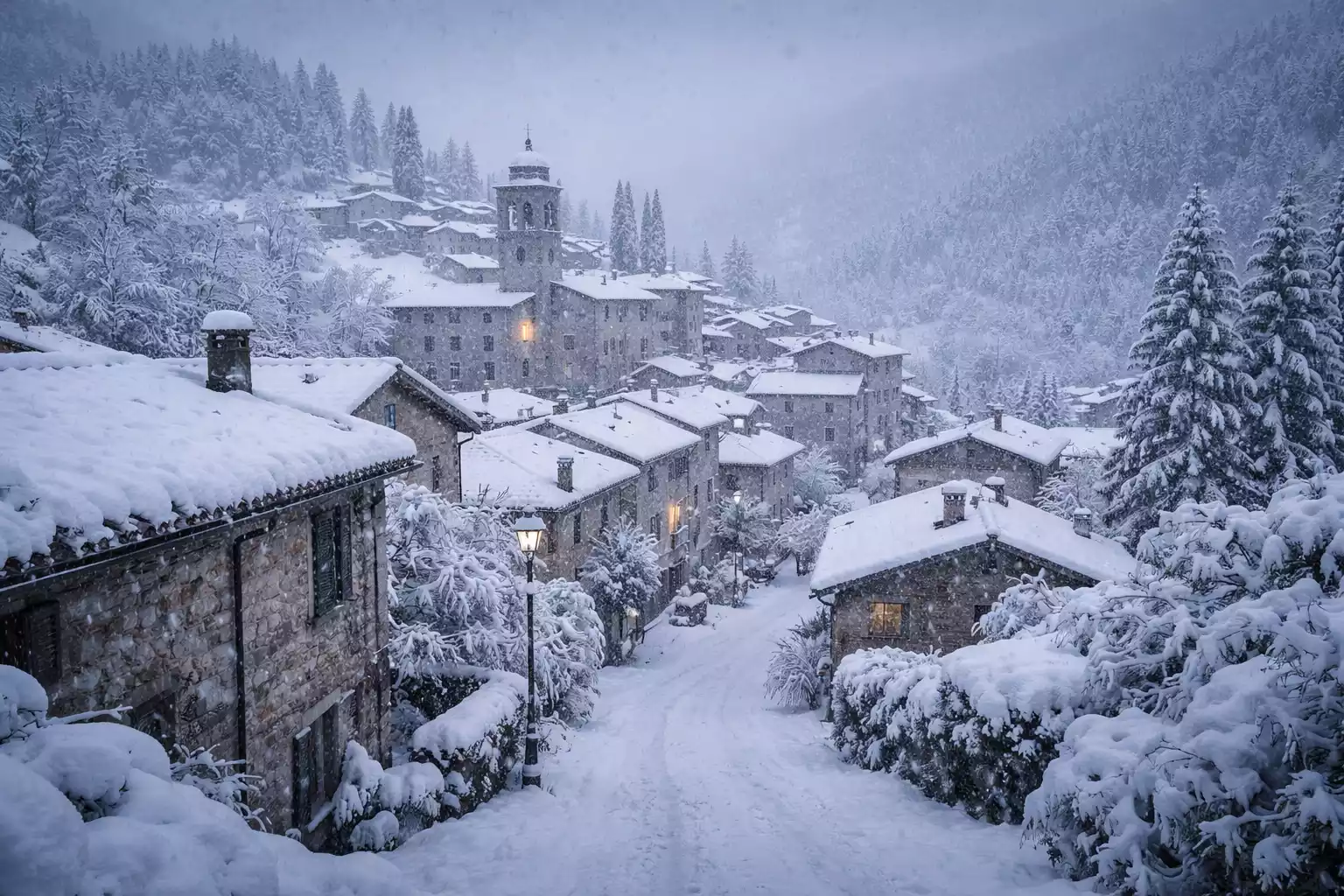 Neve in Abruzzo: divieti a Prati di Tivo per rischio valanghe