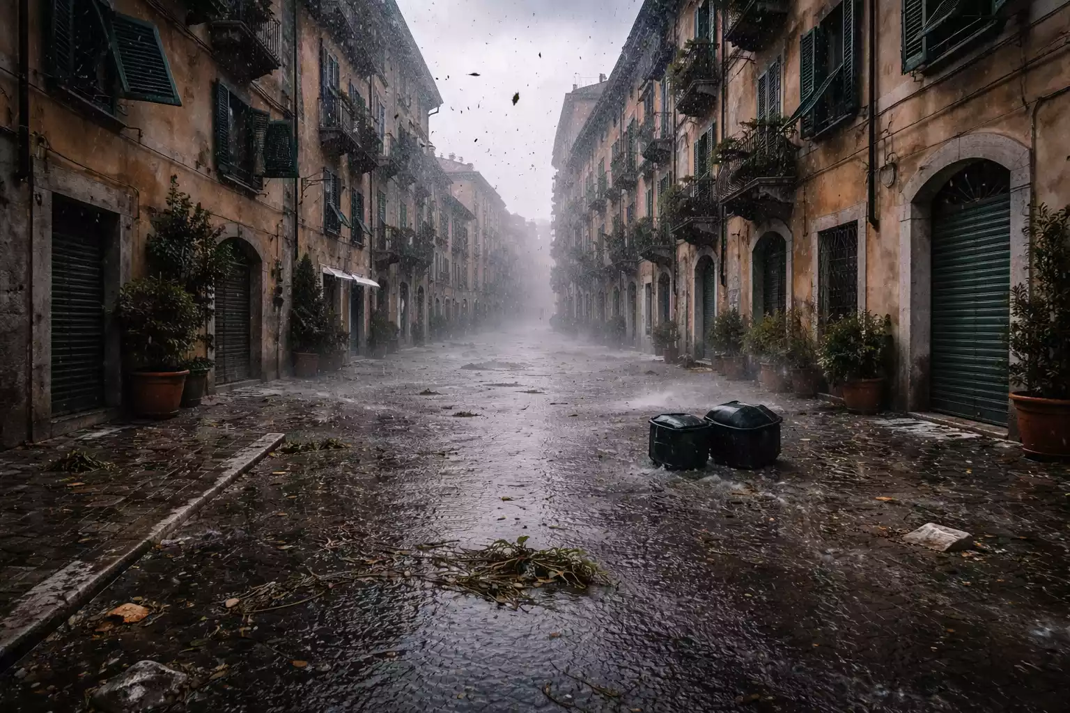 Agrigento: allerta meteo gialla per pioggia e vento