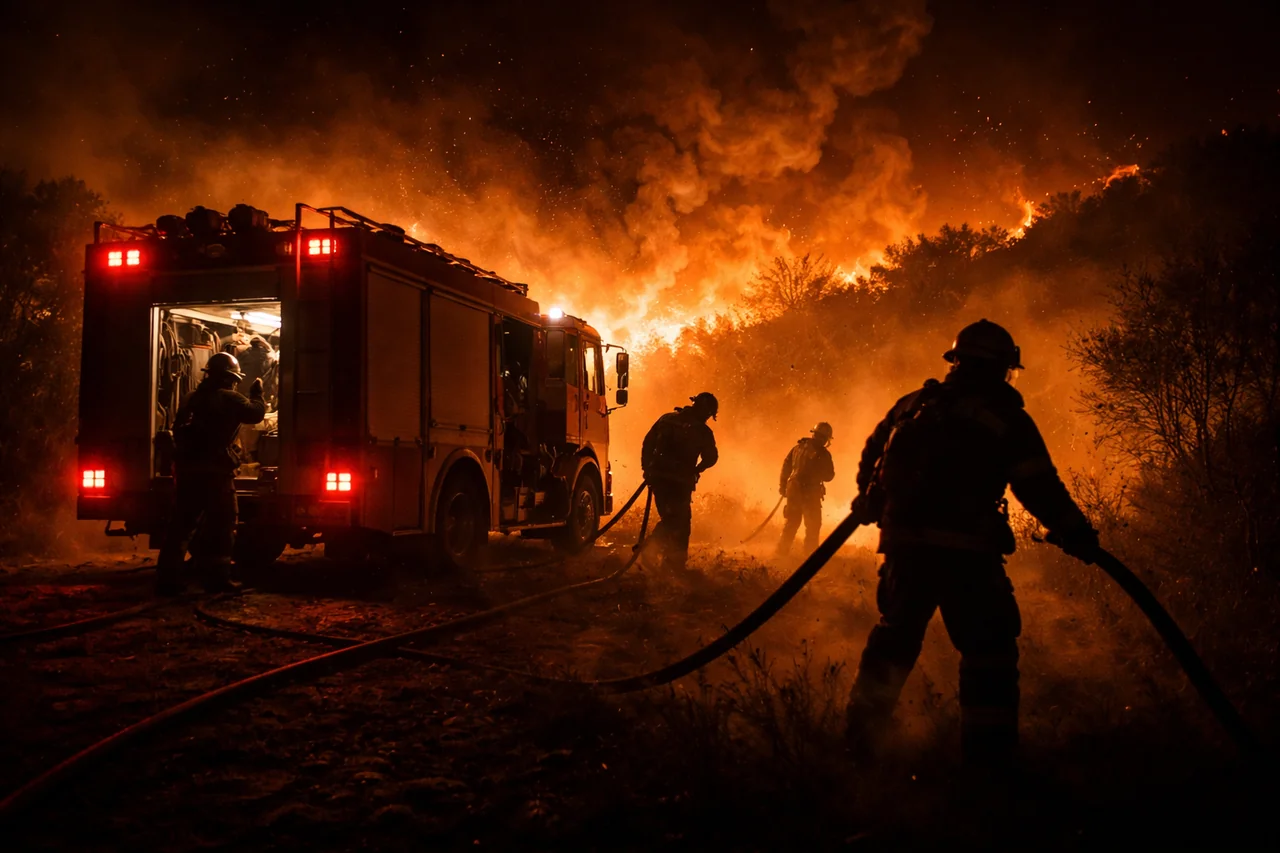 Maiolati Spontini: incendio doloso nell'area equestre