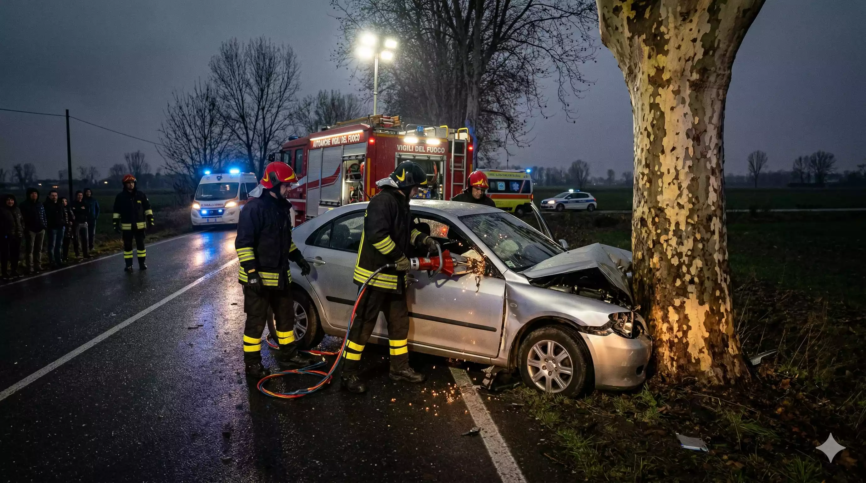 Fiumicino: Polizia stradale salva motociclista in panne